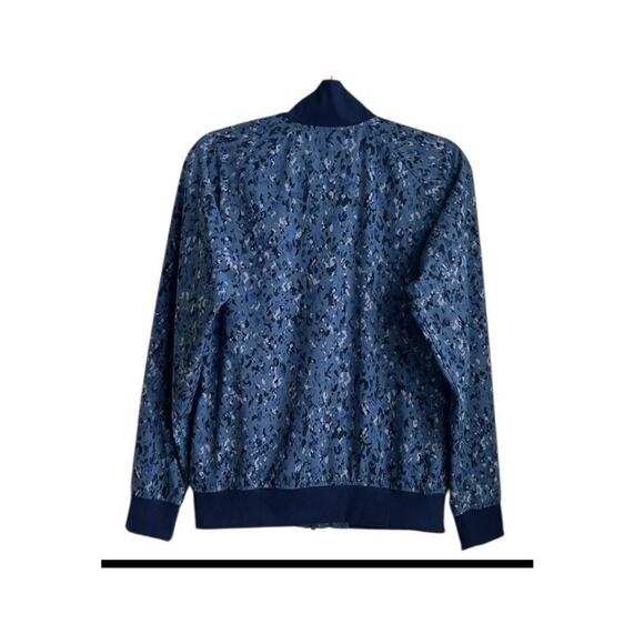 Athleta $139.00 Brooklyn Bomber Jacket Size M Captivate Chrome Blue - Picture 8 of 13